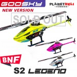 GOOSKY S2 BNF 3D RC Helicopter 6CH 3D FBL Dual Brushless Motor Direct-Drive - Mode 2